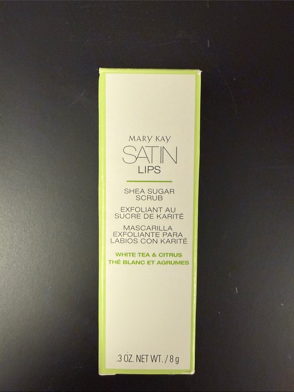 Mary Kay Satin Lips Shea Sugar Scrub - White Tea & Citrus